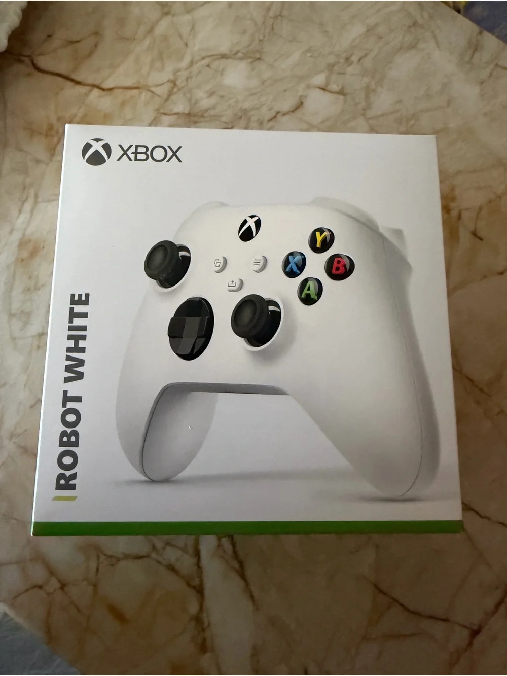 Microsoft White Xbox Wireless Controller with Black Accents